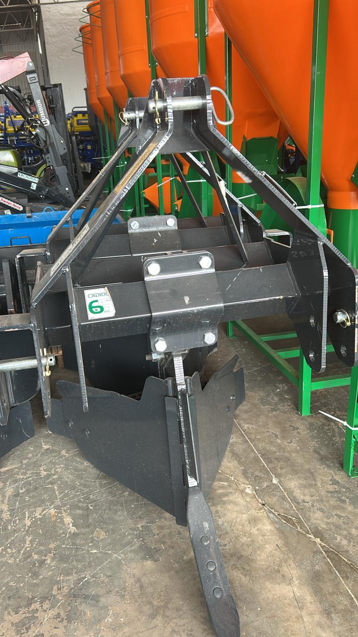 ARADO SULCADOR MEDIO 350MM 1 LINHA CINZA