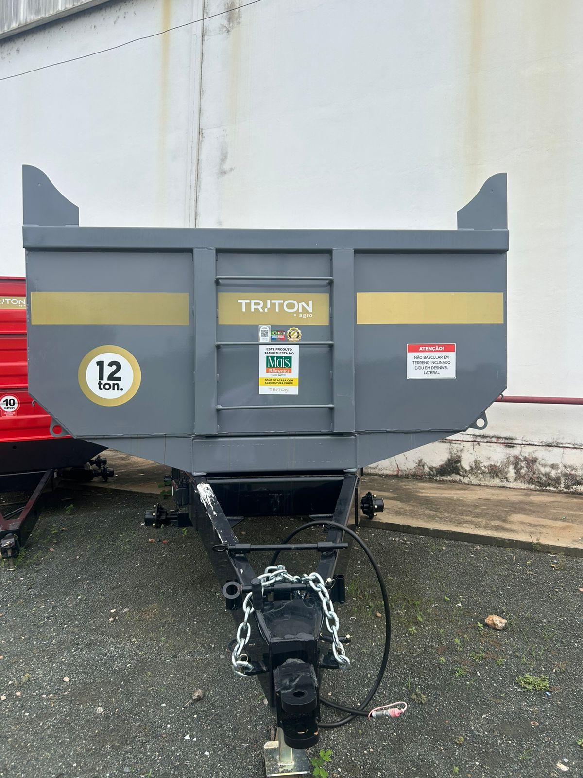 CARRETA CACAMBA 12T TR-716 R.TANDEM CINZA S/F